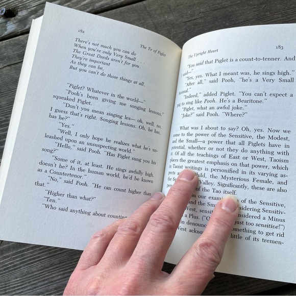 The Te Of Piglet Vintage 1992 1st Printing Softcover Book By Benjamin Hoff - Picture 11 of 16